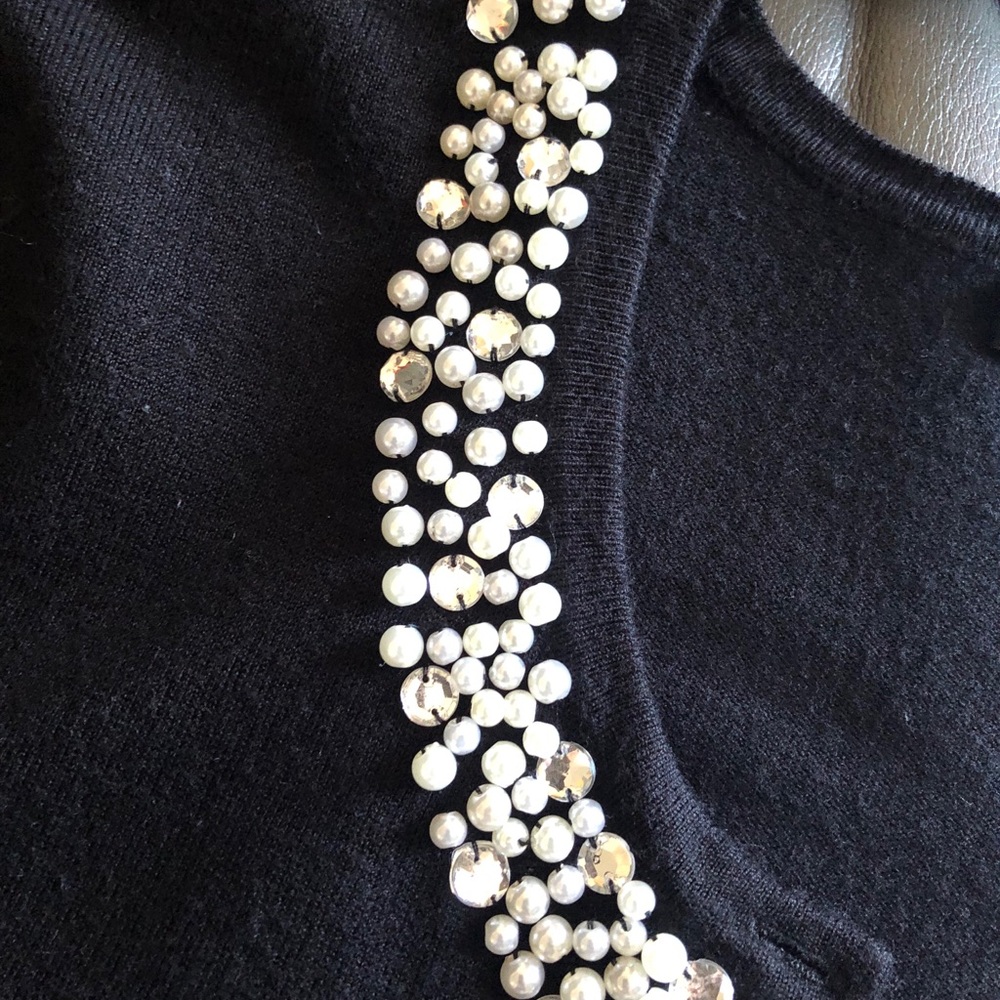 Cardigan with beaded neckline - Picture 3 of 3